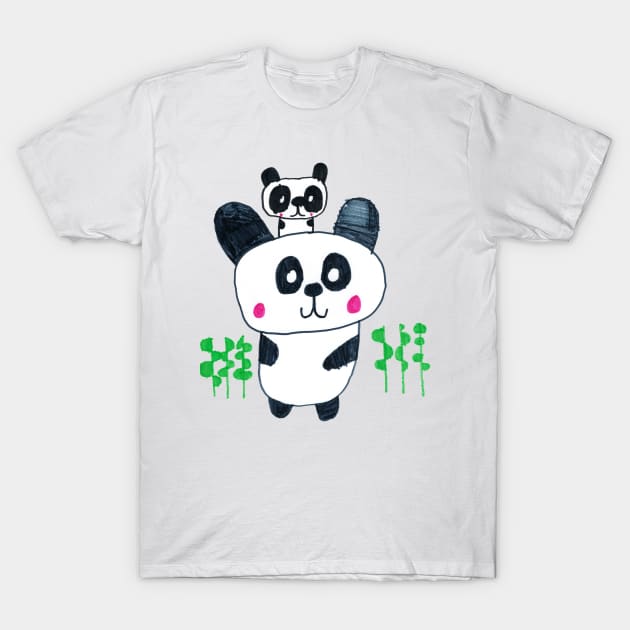 Panda Portrait T-Shirt by JoyCo